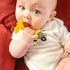 BPA-Free Yellow Star Teether and Sensory Toy for Babies