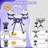 Drmukie Set 2-4 3 4 5 Upgraded Drum for Toddler Toy Ages Kids Jazz Drums Kit with Stool Musical Instrument Toys