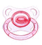Landofgenie Large Shield Adult Size Pacifiers Set Moon Shape Transparent Design Pacifier