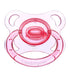 Landofgenie Large Shield Adult Size Pacifiers Set Moon Shape Transparent Design Pacifier