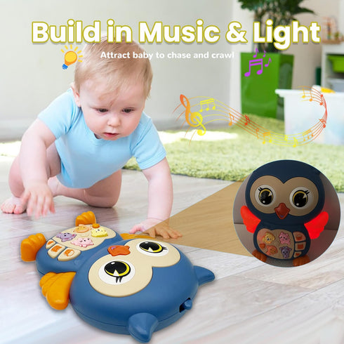 Nidavfa 12-18 1 Baby Piano Keyboard Toys Month Early Learning Light Up Music Toys Infant Gifts for Year Old Boys Girls