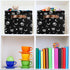 Storage Basket Bin with Skull Cat Moon Gothic Pattern, Collapsible Organizer Basket for Nursery Bedroom
