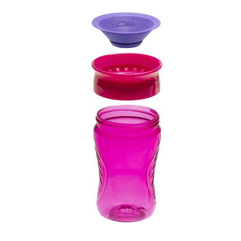 Wow Cup for Kids 360 Sippy Cup, Pink, 10 oz / 296 ml