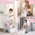 TPN A-Frame,10-Second 2-Step Toddler Step Stool for Bathroom Sink and Potty Training Durable Anti-Slip,Anti-Tip