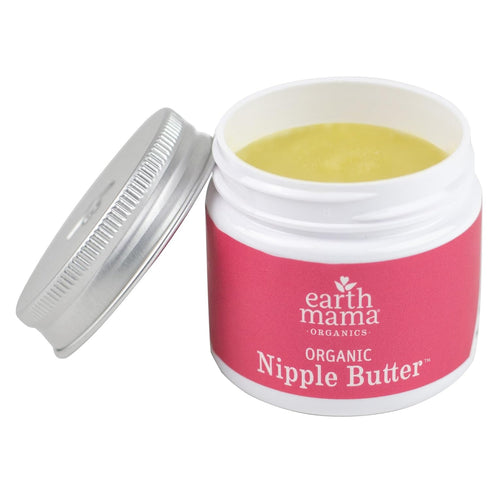 Earth Mama 2 oz (3-Pk) Organic Nipple Butter | Nipple Cream Safe for Breastfeeding | Postpartum Essentials for Nursing