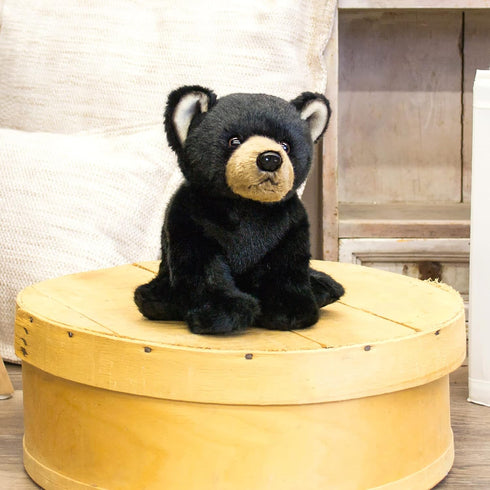 Nat and Jules Crawling Small Black Bear Plush Stuffed Animal Toy
