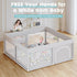 50x50 Inch, Hiaksedt Baby Playpen Play Pens for Babies and Toddlers Baby Fence Play Yards for Indoor & Outdoor