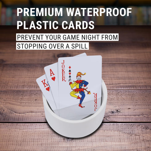 Horses Playing Cards with Organizer Box, Waterproof Stylish Deck for Collectors and Game Enthusiasts