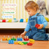 PEBIRA Montessori Toys for Toddlers - Wooden Sorting & Stacking Toys for 1 to 3-Year-Old Boys Girls