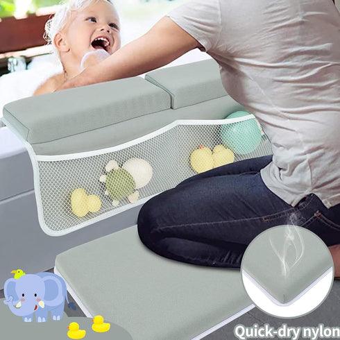 Generic 2 Elbow Set, 4 Baby Bath Kneeling Pad - X Rest Mat Soft Washable Foam Cushion, Non-Slip Support | Comfortable