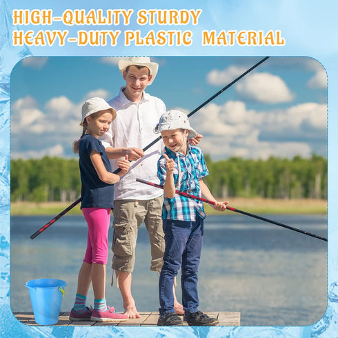 12 Pack 9 Inch Large Sand Bucket with Shovel, Beach Bucket Toys for Kids, Plastic Bucket with Handles for Summer