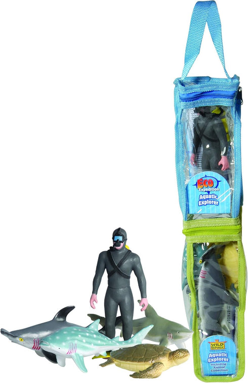 Wild Republic Diver, Toy Figure, Bath Toy, Pool Fun, Underwater Adventure, Double