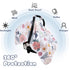 Car Seat Cover Baby, Infant Car Seat Canopy Covers for Newborn Girls Boys,Stretchy Nursing Pillow Cover Removable
