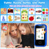 3 4 5 6 7 8 9 10 3-8(Blue) Kids Phone Birthday Gifts Toy for Year Old Girls Boy,Toddler Kid Smart Phone with Dinosaur