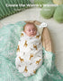 Momcozy 4-Pack 47"x47", Muslin Swaddle Blankets, Breathable and Skin-Friendly Receiving Blankets for Boys, Best Wishes