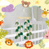 Forest Green Dragon Mobile for Nursery - Leaf Design