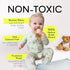 Moonjax Natural Rubber Baby Teething Toys, CPSIA Certified Teether for Infants and Toddlers