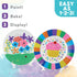 2 12 2 2 MindWare Paint Your Own Porcelain Plates - Kit Includes Porcelain Plates, Paints, Paint Brushes, and Stands
