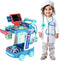 Doctor Kit for Kids - Pretend Doctor Playset with Cart and Stethoscope for Toddlers
