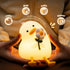 Bubbleimage Dimmable Night Light for Kids, Cute Duck Silicone Nightlight with Timer, Rechargeable Nursery Light, LED