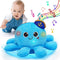 Tsomtto Baby Toys 6-12 Months Musical Plush Octopus Crawling Walking Toys Light