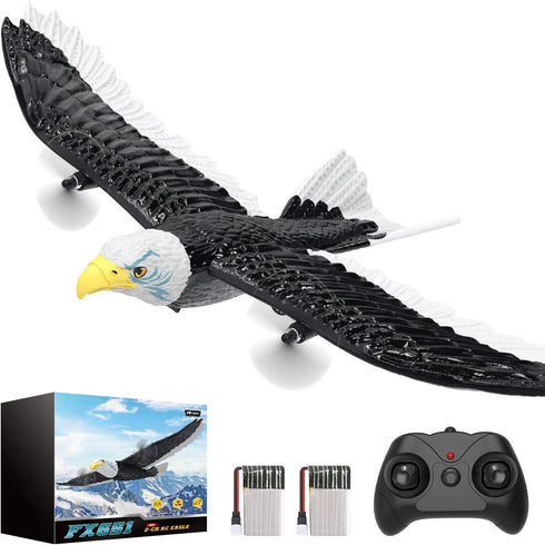 DEERC RC Plane, Remote Control Eagle Plane, RTF Airplane, 2.4GHZ 2CH Flying