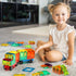 Set, 2 FNJO Magnetic Car Compatible with Magnetic Tiles, Car Trucks