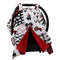 Dear Baby Gear Deluxe Car Seat Canopy - Infant Car Seat Cover - Farm Faux Quilt/Red Smooth 40"x30"