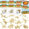 WODMAZ 24 Packs Dinosaur Building Blocks for Easter Basket Stuffers, Easter Egg Hunt,