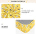 miaozhen 1 Pack 52x28 Cotton Baby Crib Sheets for Boys Girls Soft Stretchy Sweet Yellow Daisy Bee Toddler Bed Cover