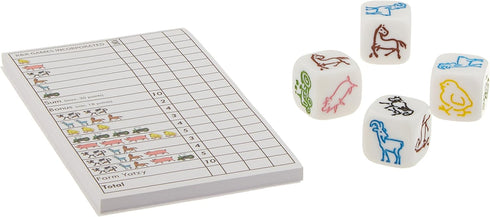 R&R Games Dice N' Score, Farm Family Game for Fun Family Gatherings