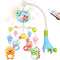 Crib Mobile with Music and Lights, Baby Mobiles for Cribs, Nursery Musical Mobile for Bassinets, Clip On Attachment