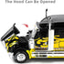 1/64 Scale International Lonestar Heavy Truck Model Semi Trailer Head Toy Alloy Metal Diecast Tow Traktor Toy Gift