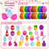 EUOCENK 30PCS Pre Filled Easter Eggs with Easter Mochi Squishy Toys, Pre-Stuffed Easter Eggs with Easter Squishies