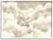 Stupell Industries Soft Pillowy Clouds Muted Neutral Sky Landscape, White Framed Wall Art, 30 x 24, Designed by Grace