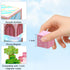 Behanluva 128PCS Set, 3 Magnetic Building Blocks Magnetic Blocks for Girls, Magnet Tiles Cube Game, Princess Castle