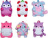 REAL LITTLES Plushie Pet Backpacks, Soft Fluffy Animal Micro Backpack with 4 Real Working Micro Stationery Surprises