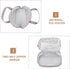 Portable Breast Milk Storage Bag Insulated Cooler Tote for Nursing Moms, Gray-Pink Thermal Milk Bottle Organizer