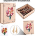 511 15.3x19.2 inch Ixfyloop Wooden Puzzles for Adults, Flower Wooden Jigsaw Puzzles Pieces, Unique Shape Puzzle, Wooden