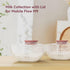 Momcozy M9 M9 Pack 2 Breastmilk Collection Compatible with Replacement Parts, Breast Milk Storage Bottle with Silicone