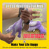 Super Stretchy Gorilla Fidget Toy (Purple) - Funny, Squishy & Perfect for Stress Relief, Collectible Sensory Toy