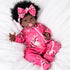 Aori Lifelike Black Reborn Baby Girl Dolls - 20 Inch Realistic Newborn Dolls