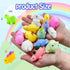 MEZHOBBY 120pcs Mochi Squishies Squishy Toy Party Favors for Kids Classroom Prize Mochi Squishy Mini Kawaii squishies
