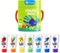 Jar Melo Washable Finger Paints for Toddlers, Non Toxic Baby Paint, 7 Colors (2.1fl oz), Safe Art Supplies for Kids 2+