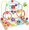 Wooden Bead Maze Toys for Toddlers, Colorful Roller Coaster Educational Toys, Birthday Gifts for Kids Boys Girls