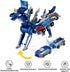 TEZKIM Collision Transforming Dinosaur Car Toy, Magnetic Dinosaur Transformer Car for Boys & Girls Party Favors