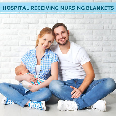 16 30 40 Inch 100% Remerry Pcs Receiving Blanket, x Hospital Blankets Cotton Flannel Soft Warm Swaddle Coverings