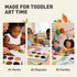 10 Jar Melo Washable Finger Paints Powder for Toddlers, Safe Paints for Baby's Hand and Feet, Non-Toxic Preschool Art