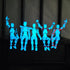 masijssa 13 T13 3D Set Dummy 13 Titan Action Figures (Grow in The Dark Blue) Action Figure Already Assembled Robot Nova