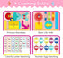 1 2 3 4, 3 4 Freebear Busy Board Toddler Travel Toys Sensory Toys for Toddlers Montessori Learning Toys for Toddlers